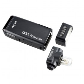 Godox AD200 200Ws 2.4G TTL Flash Strobe 1/8000 HSS Cordless Monolight with 2900mAh Lithium Battery o Cover 500 Full Power Shots and Recycle In 0.01-2.1 Sec